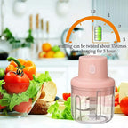 Electric Mini Chopper – Quick Chopping in One Touch