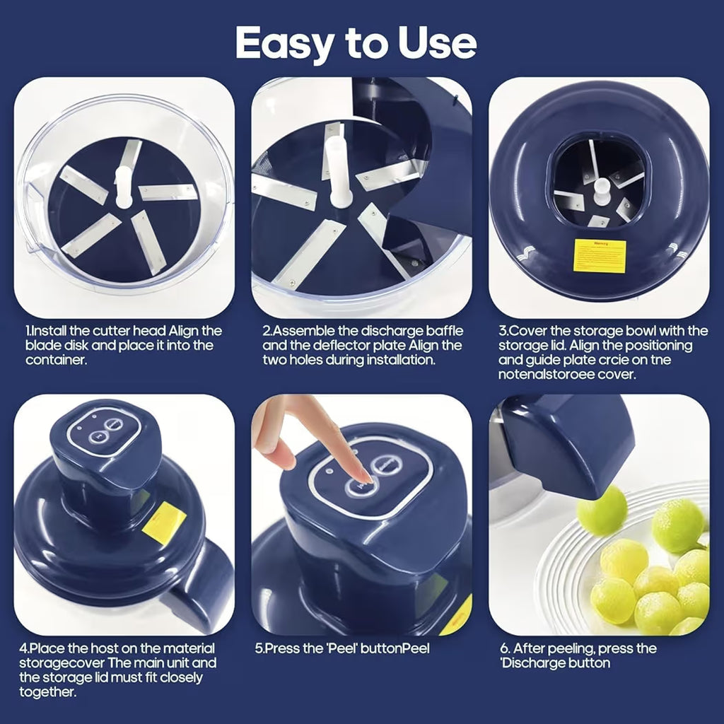 Electric Peeler Machine – No Knife, No Effort, Perfect Peeling