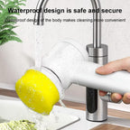 5 in 1 Electric Spin Cleaning Brush with Replaceable Heads