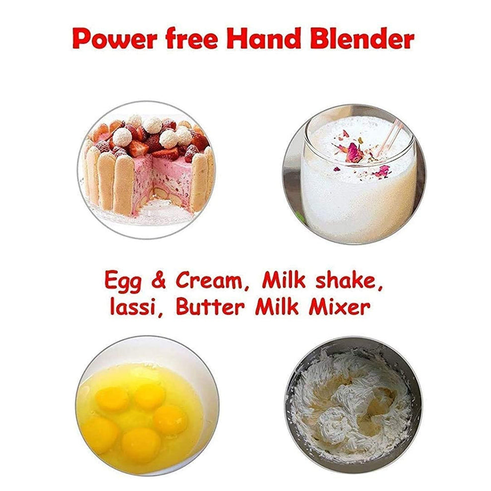 Power Free Hand Blender & Beater – Kitchen Essential Appliance