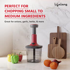 Hand Push Vegetable Chopper – Chop in Seconds, No Effort (900ml)
