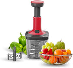Hand Push Vegetable Chopper – Chop in Seconds, No Effort (900ml)