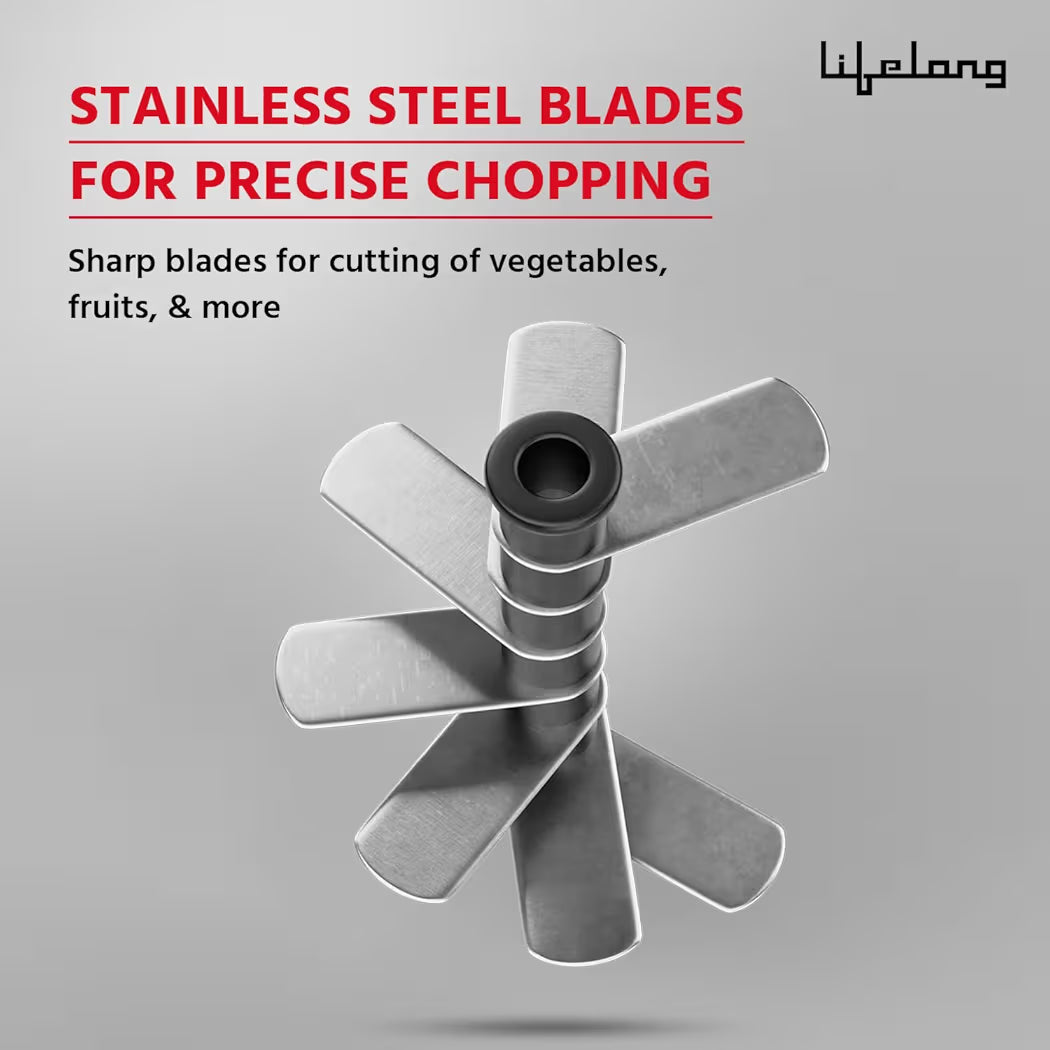 Hand Push Vegetable Chopper – Chop in Seconds, No Effort (900ml)