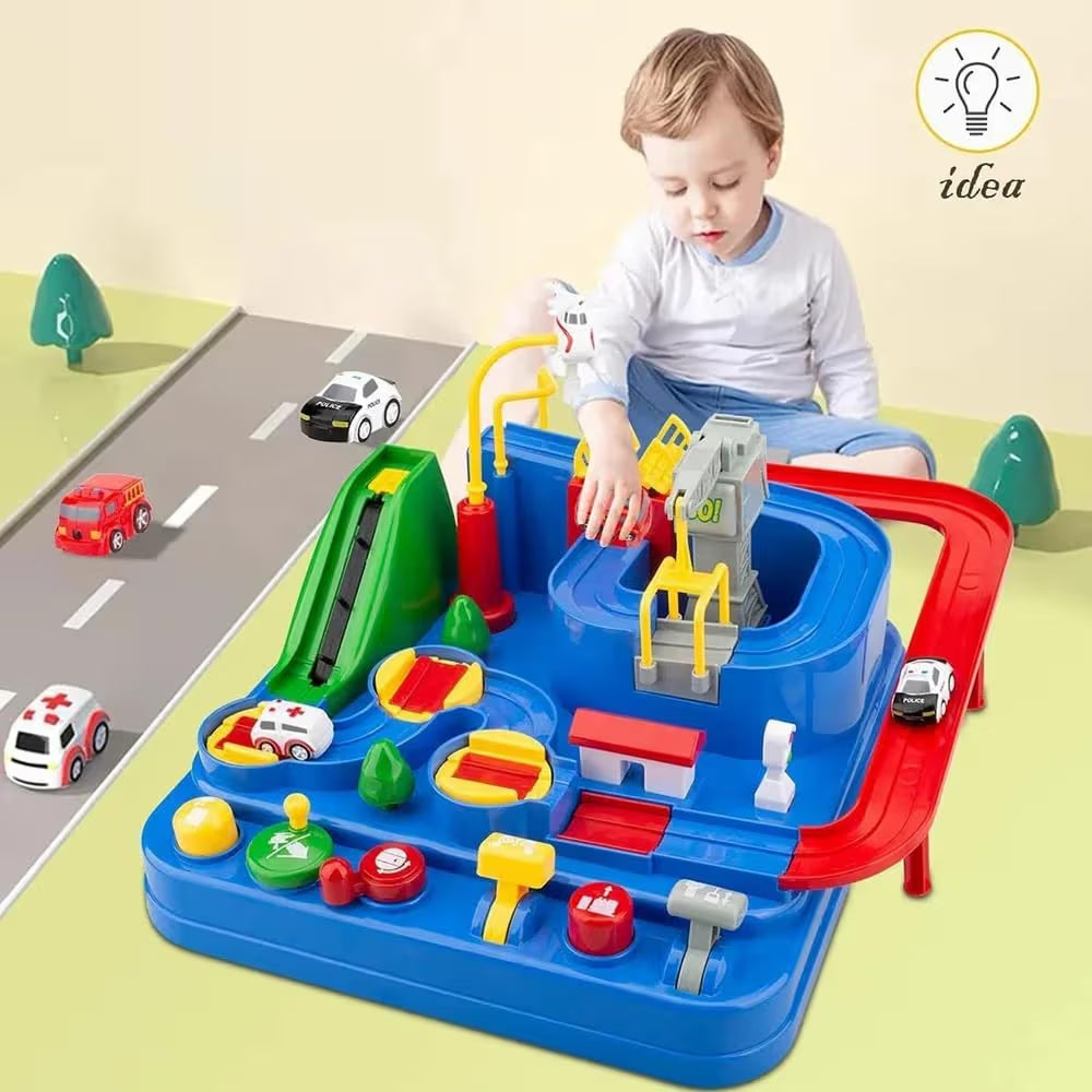 Storio Car Race Track – High-Speed Racing Fun for Kids