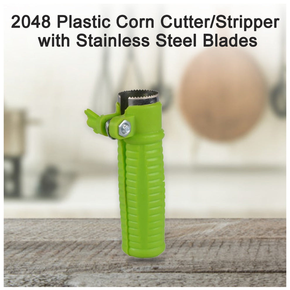 Plastic Corn Cutter / Stripper with Stainless Steel Blades (2pc)