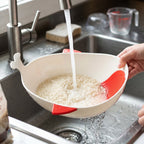 Fish-Shaped Rice & Vegetable Drainer For Washing And Draining
