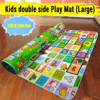 Waterproof Double Side Baby Play Floor Mat For Kids Home With Bag (Size 120 X 180cm)