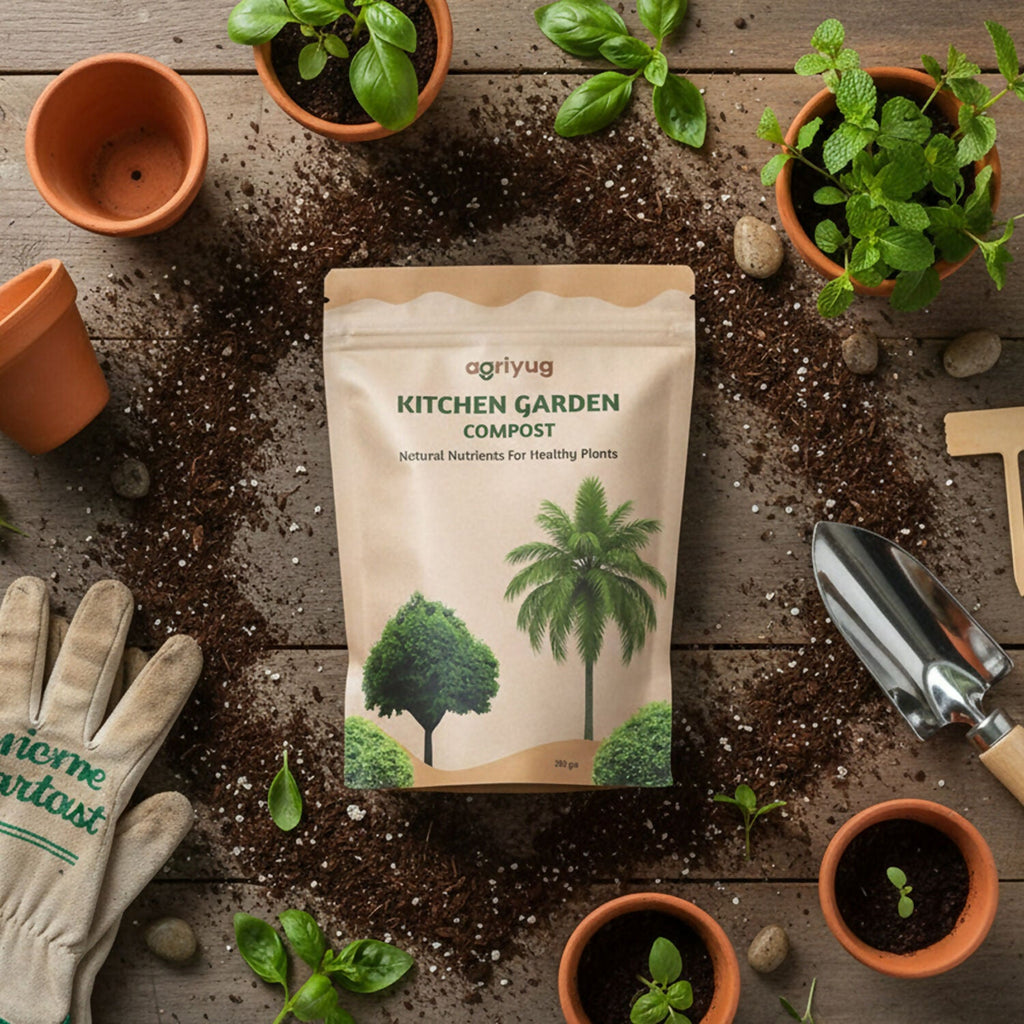 Kitchen Garden Compost, Natural Nutrients For Healthy Plants (250 g)