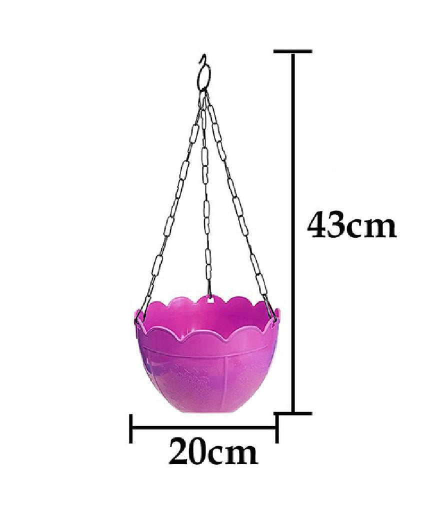 Planter hanging pot with Hanging Chain for Houseplants Garden Balcony Decoration