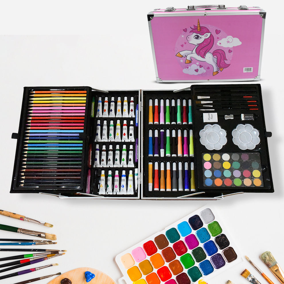 Professional Art Set-Drawing Painting Sketching Coloring Kids Set All in 1