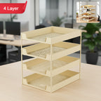 Officemate 4-Layer Executive Document Tray (37.5 Cm X 27.5 Cm X 40 Cm)