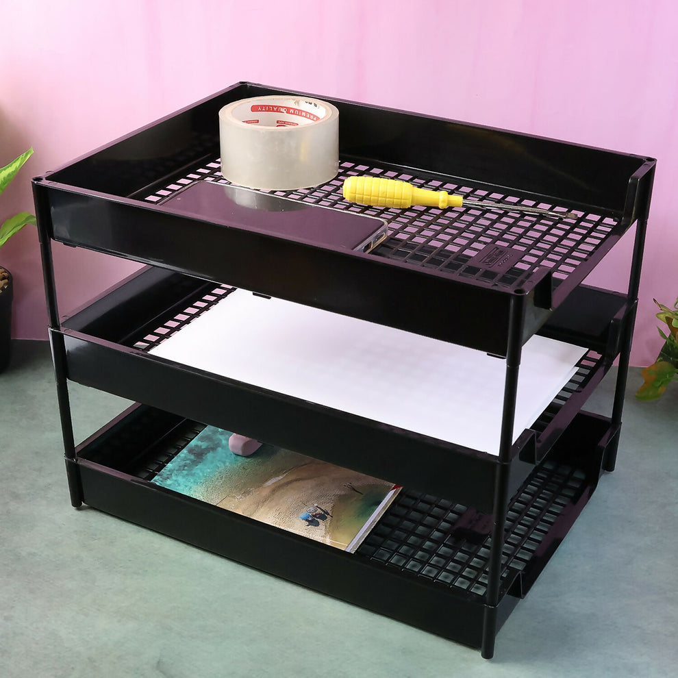 Officemate 3-Layer Executive Document Tray (37.5 Cm X 27.5 Cm X 25.5 Cm)