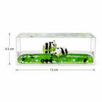 Panda Liquid Glitter Paper Weight