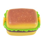 Burger Shape Small Size Double Hole Sharpener With Eraser (1 Set)