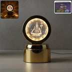 Mahadev 3d Crystal Ball Night Light