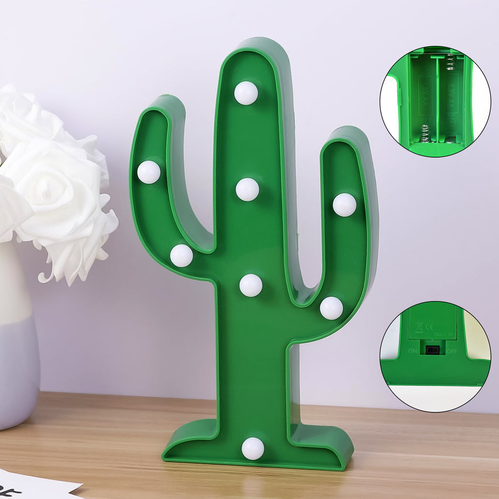 Led Cactus Light, Led Desk Lamp