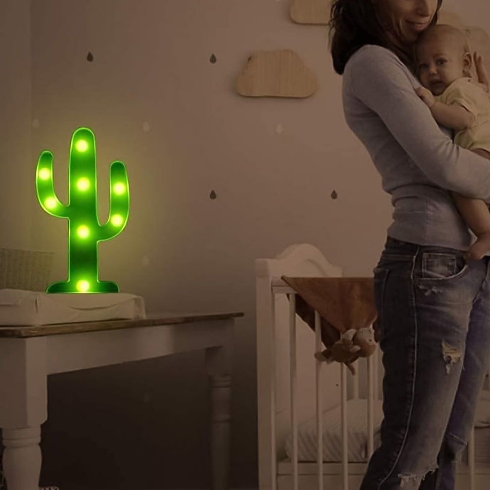 Led Cactus Light, Led Desk Lamp