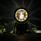Bajrang Bali 3d Crystal Ball Night Lamp