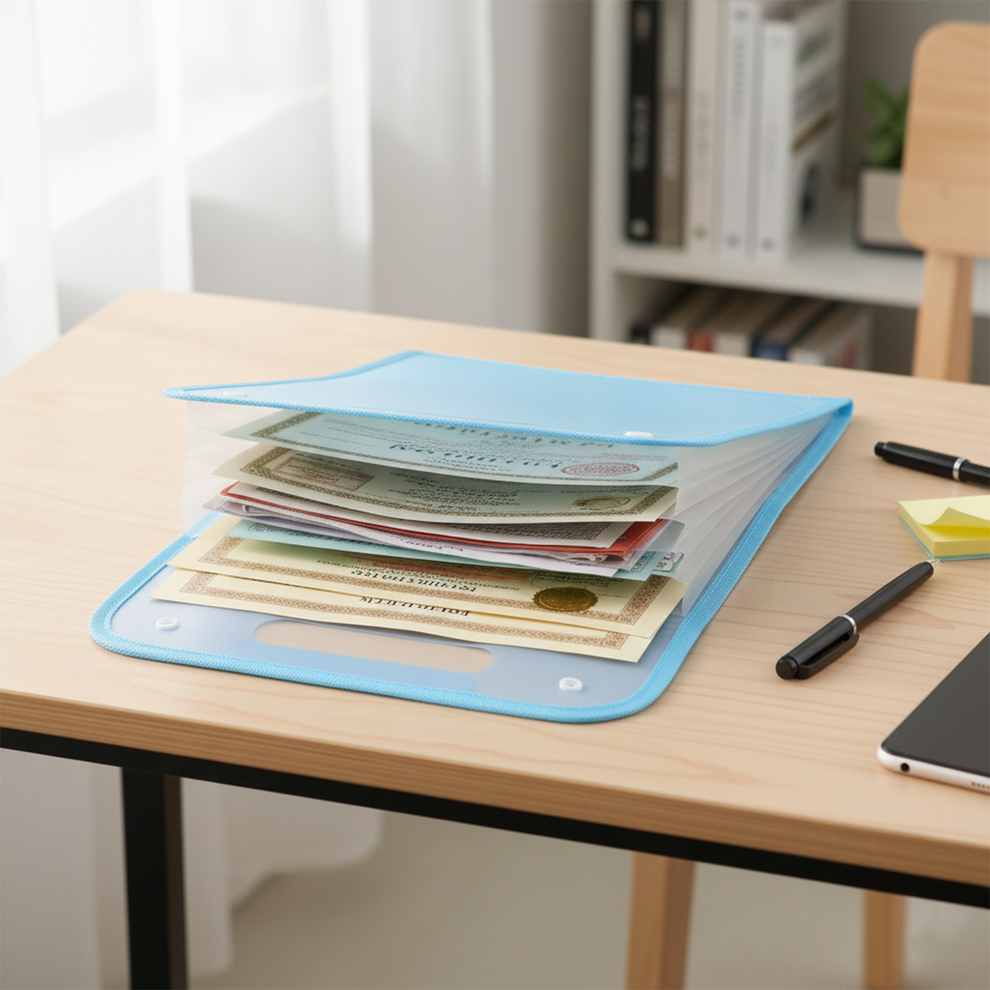 13 Pocket Document File Folder