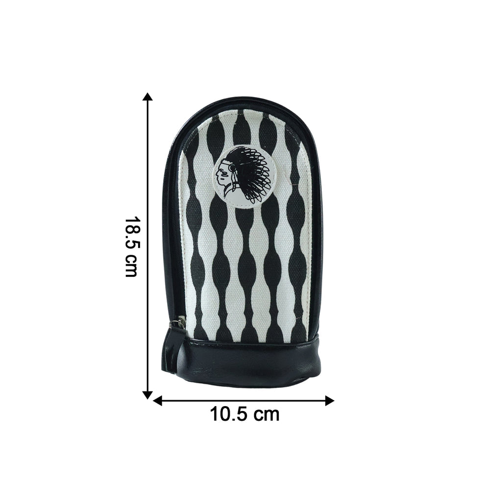 Stylish Hard Base Zipper Pencil Pouch