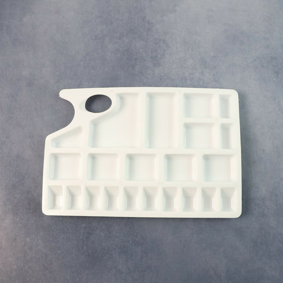 Colour Mixing Plate – Rectangle Artist Palette