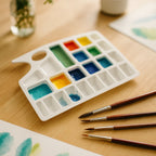 Colour Mixing Plate – Rectangle Artist Palette