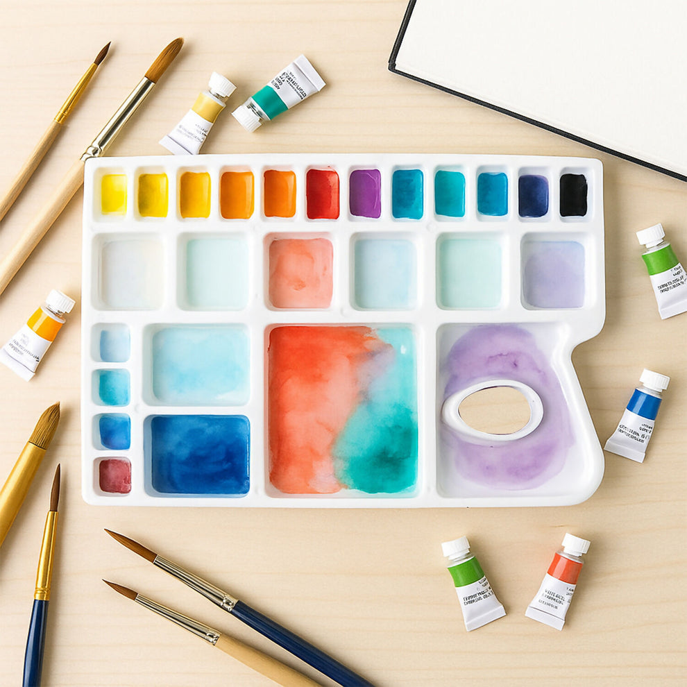 Colour Mixing Plate – Rectangle Big