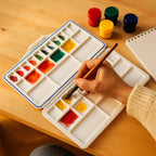 Airtight Colour Mixing Plate – Folding Paint Palette With Silicone Seal