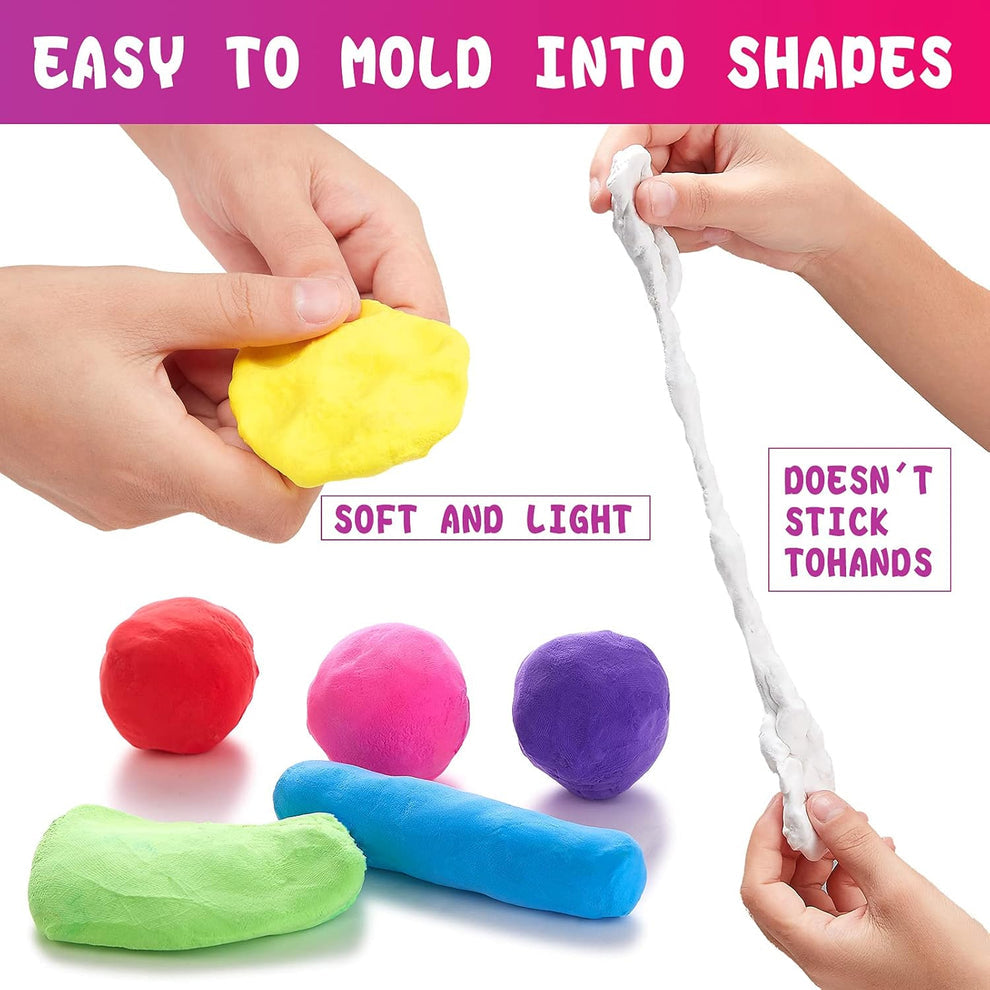 Kids 12 Color Antibacterial Super Clay Set