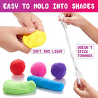 Kids 12 Color Antibacterial Super Clay Set