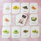 Kidkraft 32-Piece Educational Vegetable Flash Cards