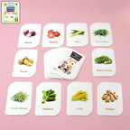 Kidkraft 32-Piece Educational Vegetable Flash Cards