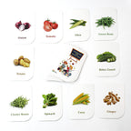 Kidkraft 32-Piece Educational Vegetable Flash Cards
