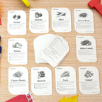 Kidkraft 32-Piece Educational Vegetable Flash Cards