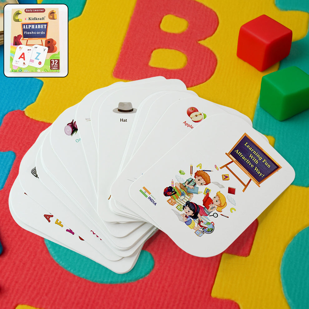 Kidkraft Early Learner 32-Piece Alphabet Flash Cards
