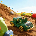 Funwoods Friction-Powered Vintage Car Toy