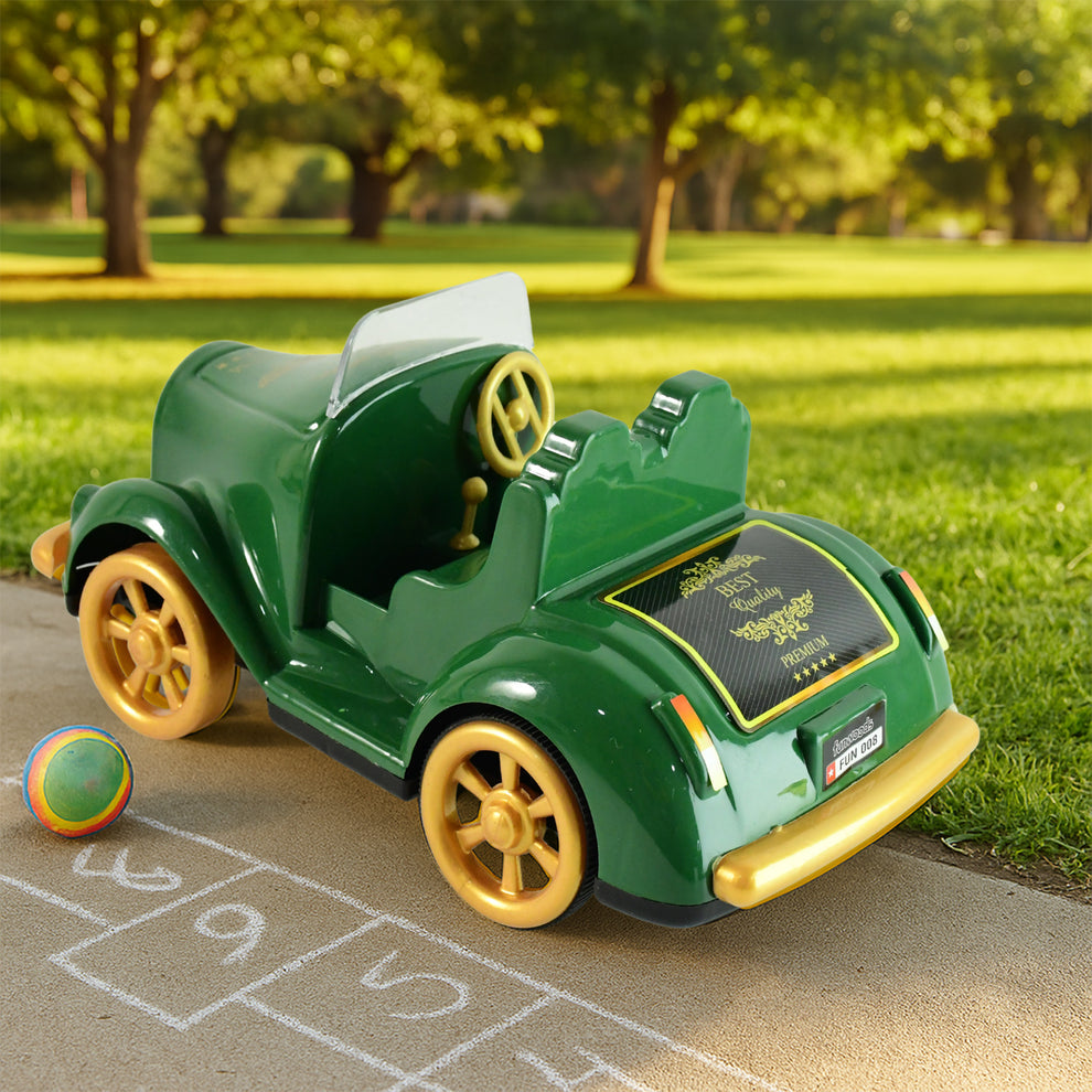 Funwoods Friction-Powered Vintage Car Toy