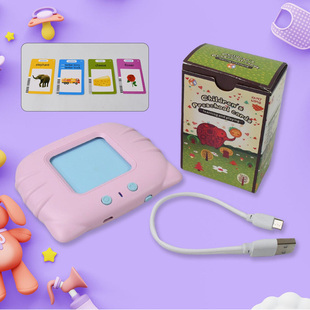 Preschool Learning Toys Flash Cards, sound create, For Kids Educational Toys English Words Learning Machine For Kids With 224 Words