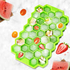 Ice Tray With Lid Pack Of 3 Pc Set Multi Color , Kitchen Products