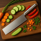 Professional Stainless Steel Vegetable Cleaver Knife 1 Pc