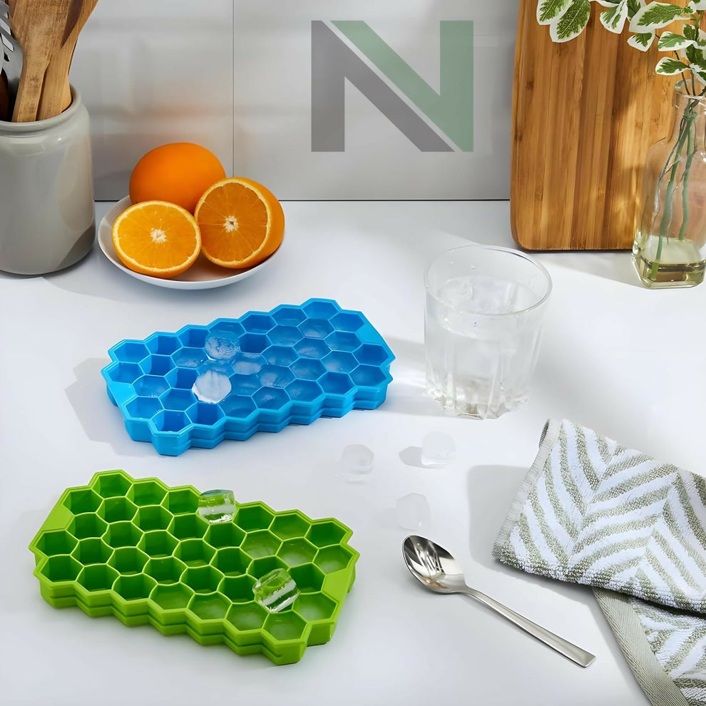 Multi-Color Honey Ice Tray – Fun & Easy Ice Making (Pack of 3)