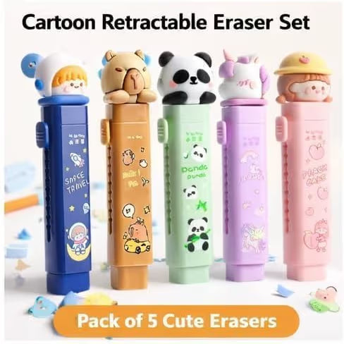 Kawaii Cartoon Retractable Eraser