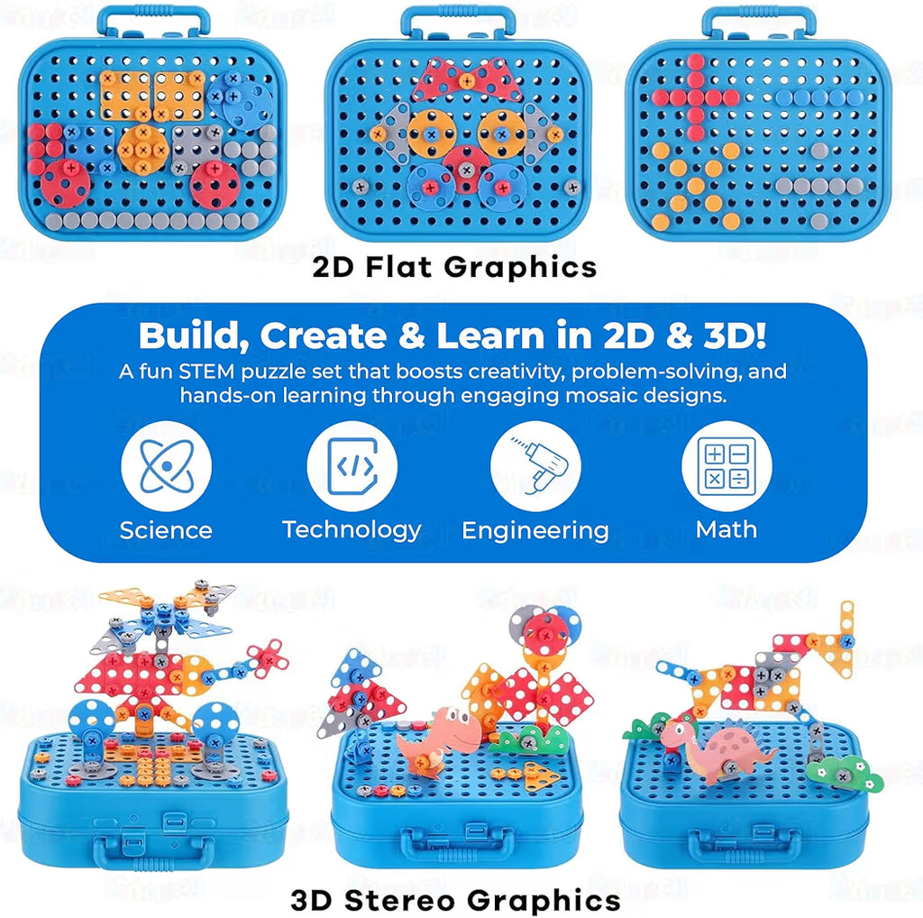 Kidology Electric Drill DIY Set – Build, Drill &amp; Create Like a Pro