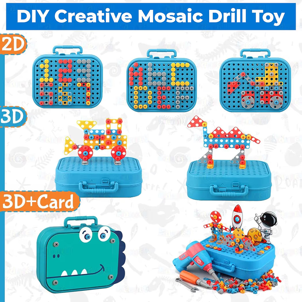 Kidology Electric Drill DIY Set – Build, Drill &amp; Create Like a Pro