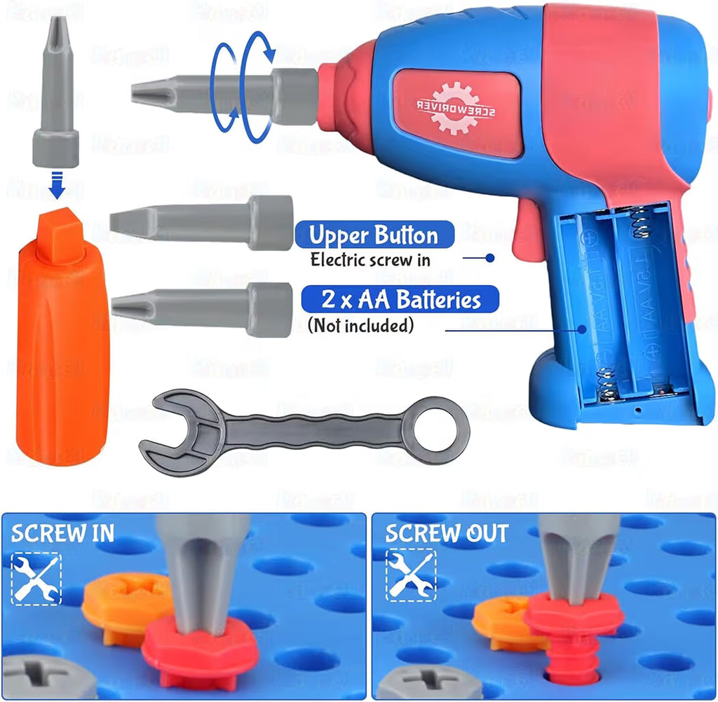 Kidology Electric Drill DIY Set – Build, Drill &amp; Create Like a Pro