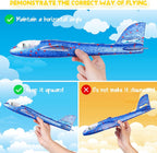 Kids Airplane Toy Large Throwing Foam Aeroplane