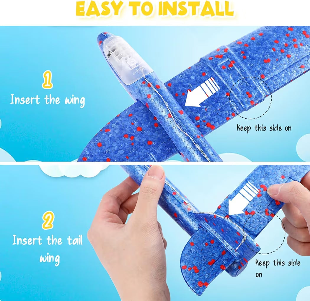 Kids Airplane Toy Large Throwing Foam Aeroplane