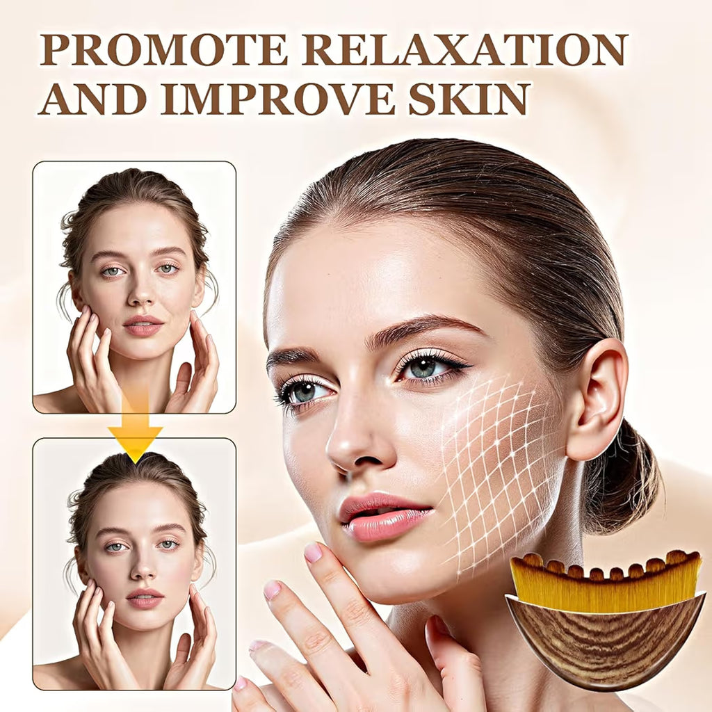 Lymphatic Contour Face Brush for Sculpting