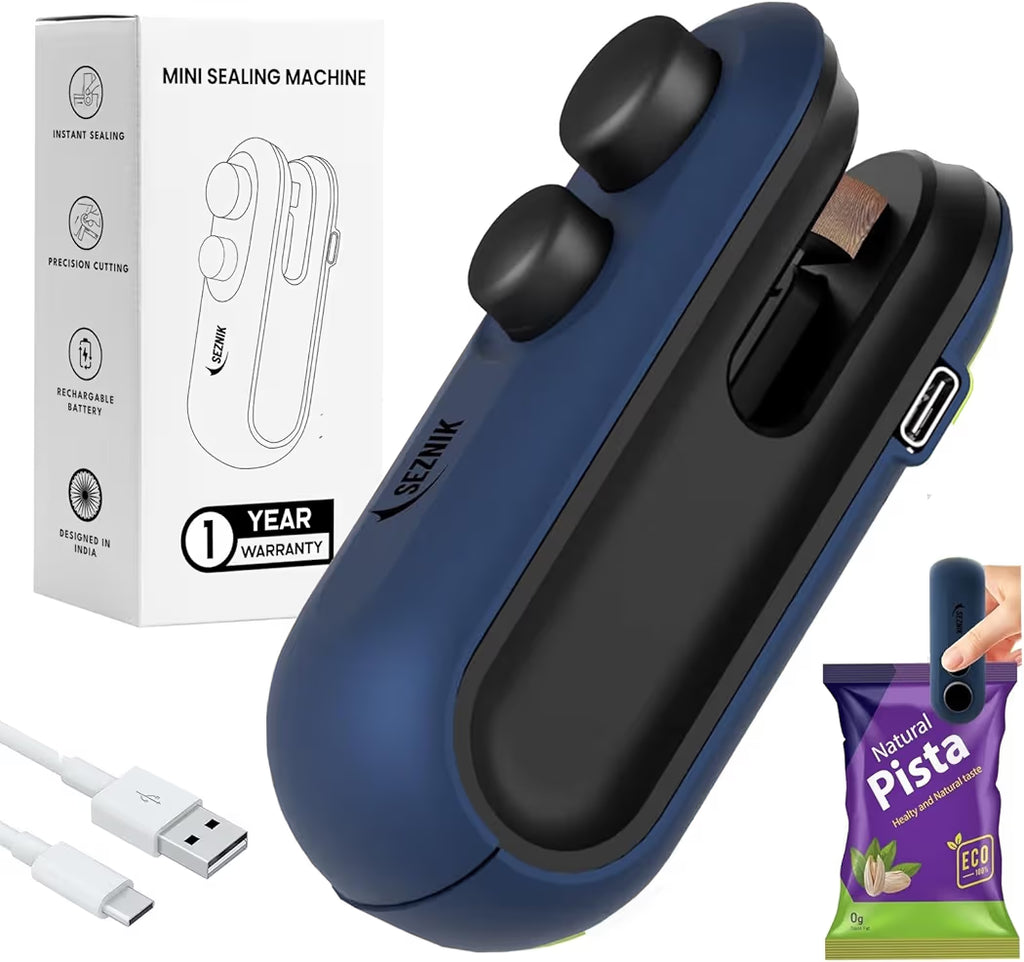Machine for Food Packets - Portable Handheld Sealing, Snacks, Chips, Fresh Storage "2 for 499₹"
