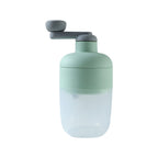 Manual Ice Crusher Shaved Ice Machine with Hand Crank (1 Set)
